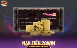 nạp tiền zowin
